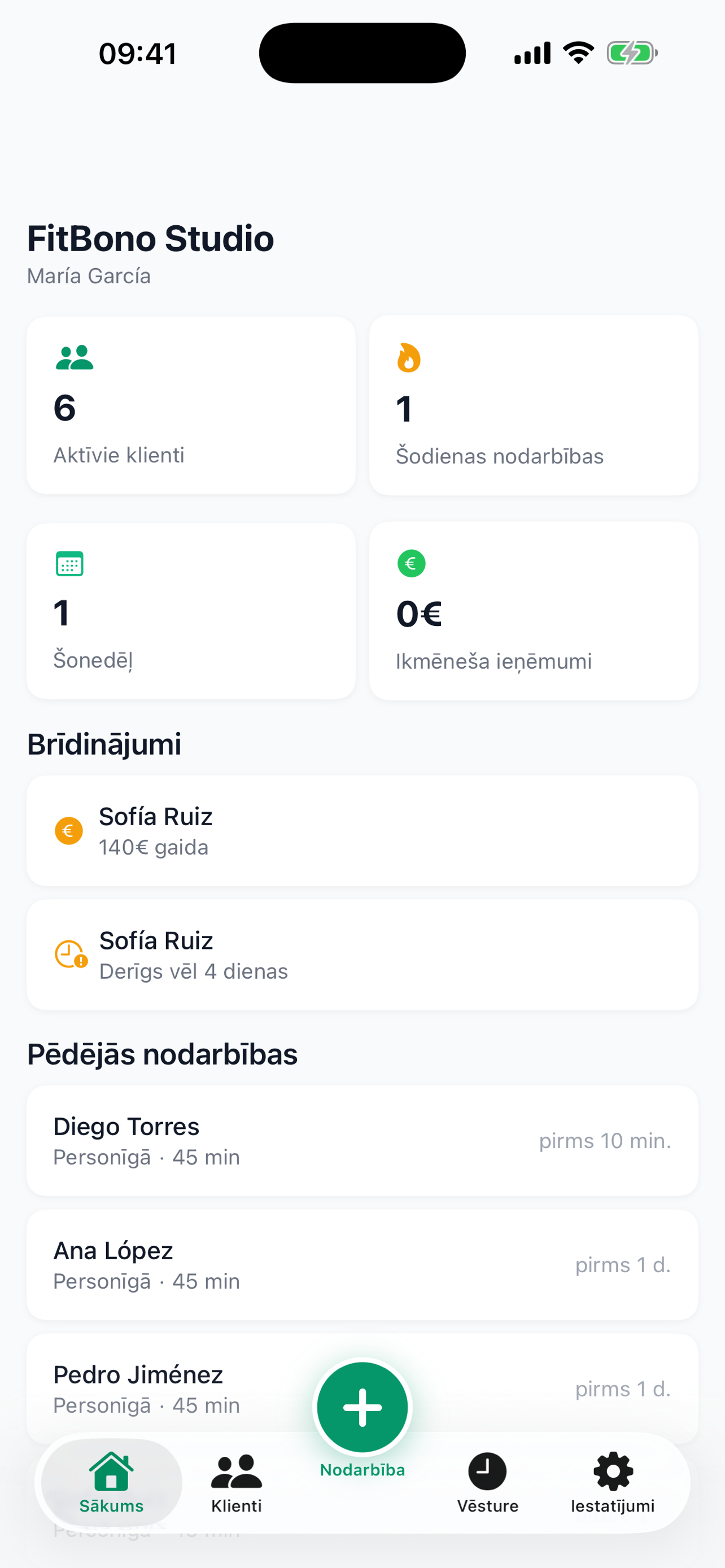 FitBono Dashboard