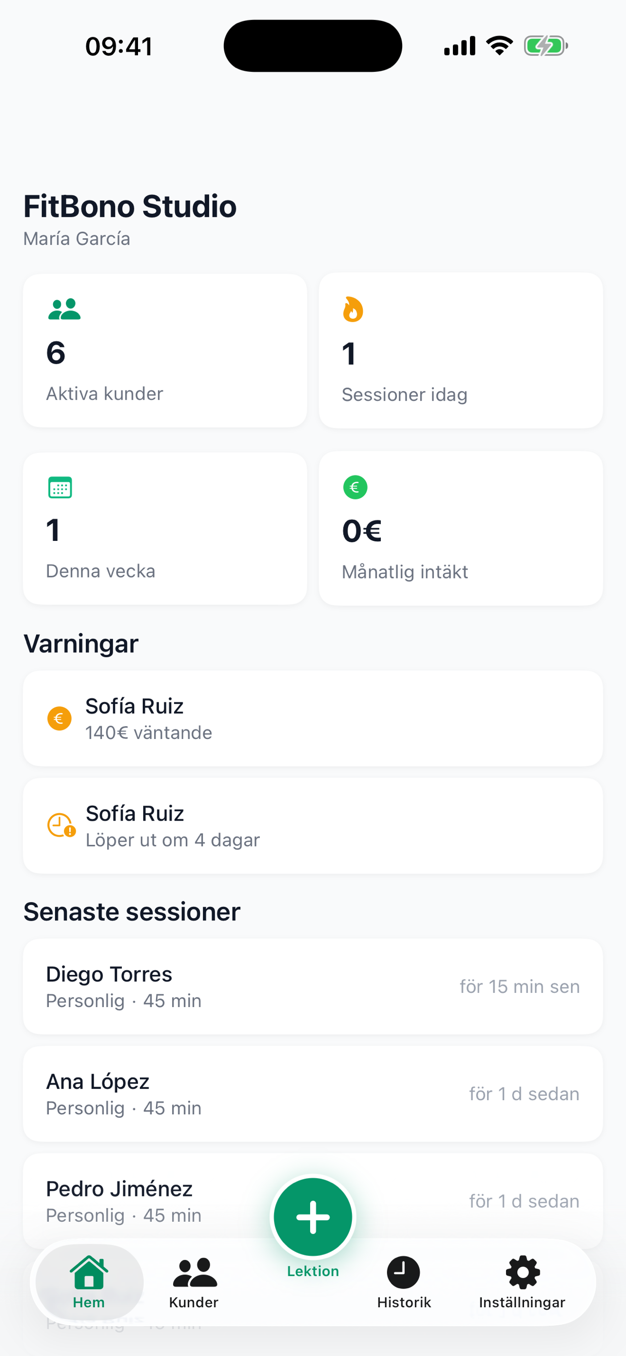 FitBono Dashboard